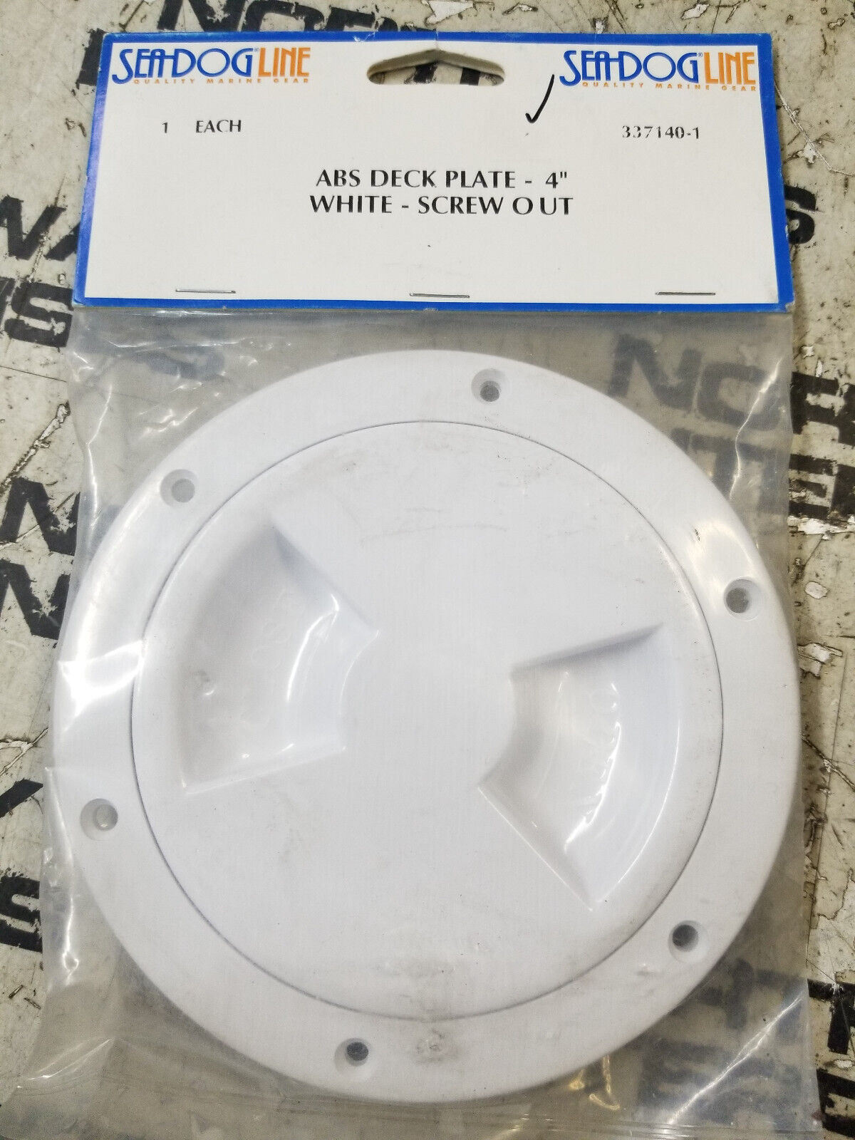 Sea-Dog 4" Screw-In Deck Plate #337140-1 337140