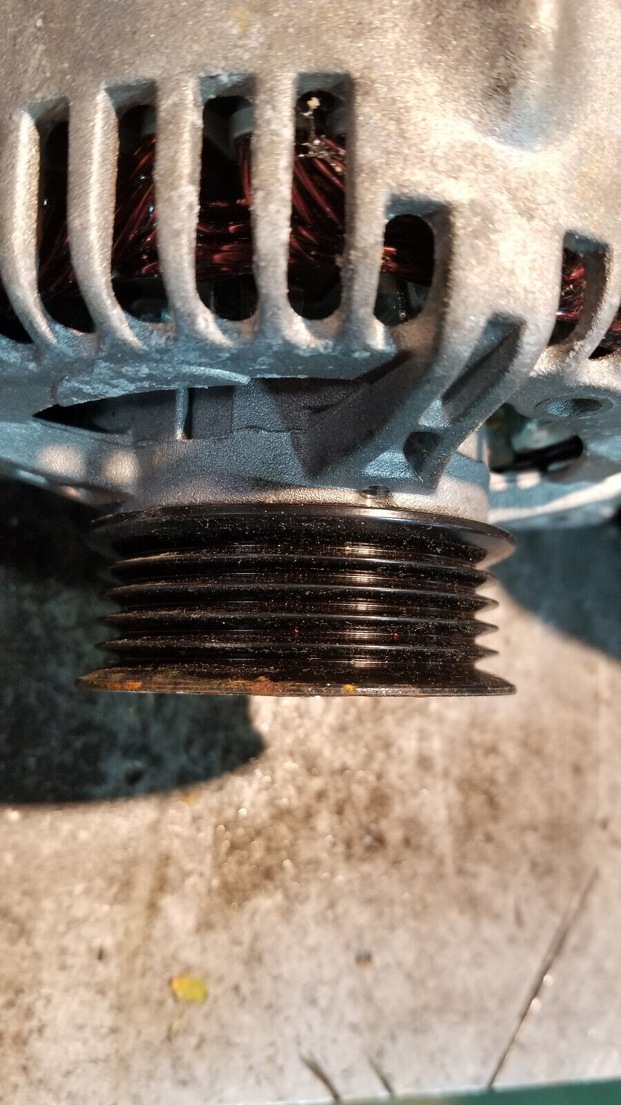 Wilson Hd Rotating Elect 90-23-6510 Aak Series Alternator 12v, 95 Amp W/ PULLEY