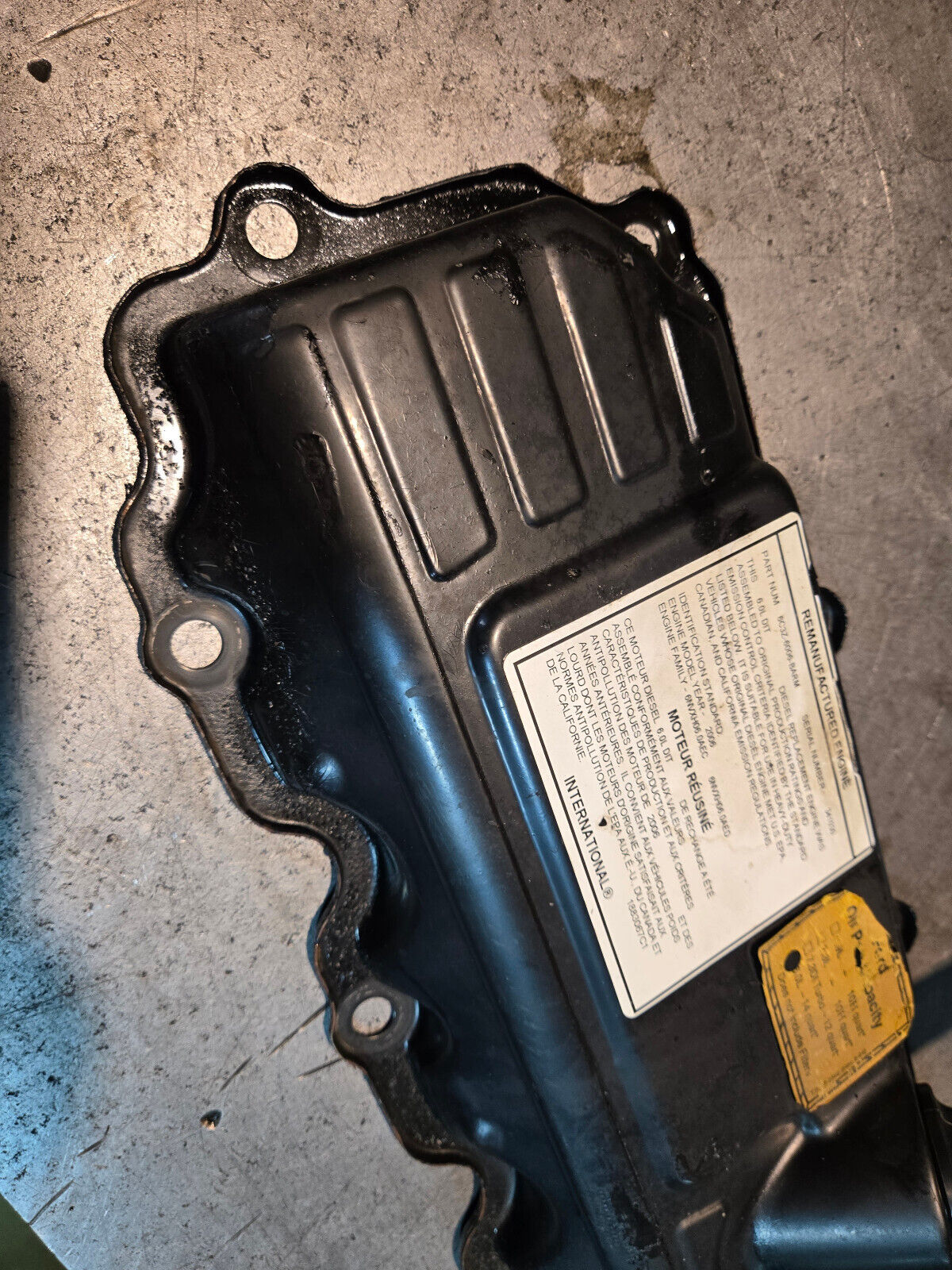 6.0L FORD POWERSTROKE VALVE COVER 1883070c1