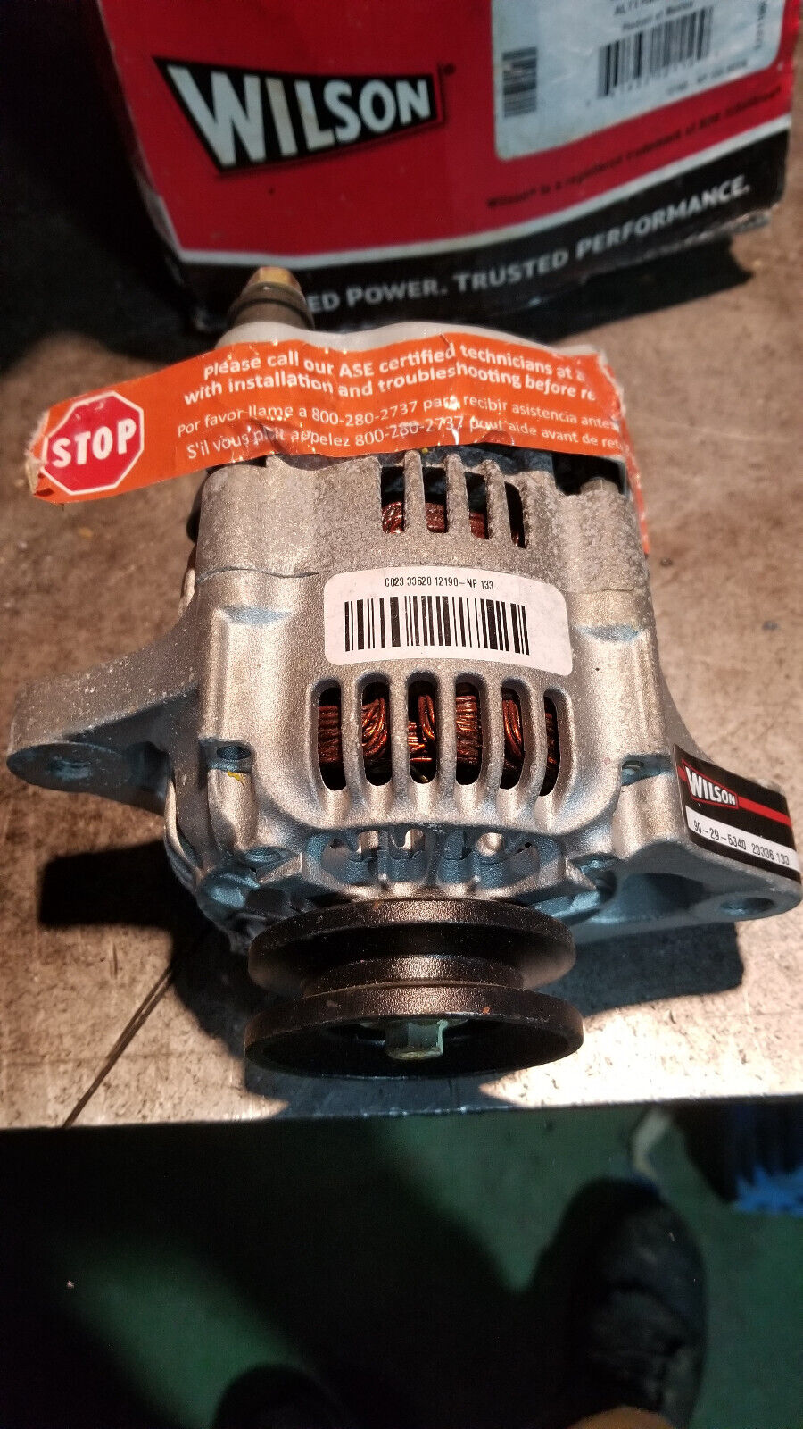 Wilson Hd Rotating Elect 90-29-5340 Alternator 12v, 30 Amp