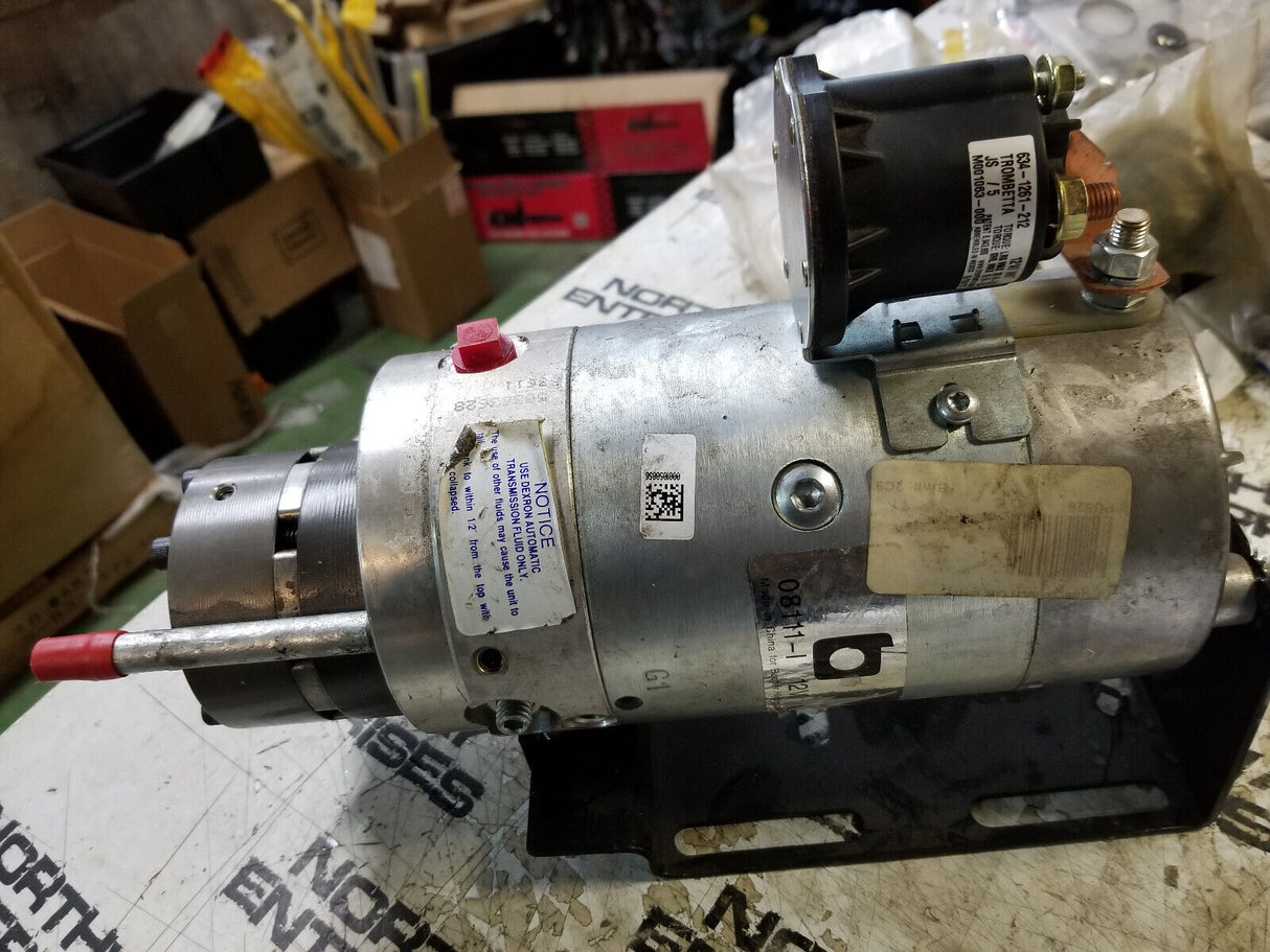 BUCHER M-326-0158 DynaJack Hydraulics 12 Volt Pump Motor Unit