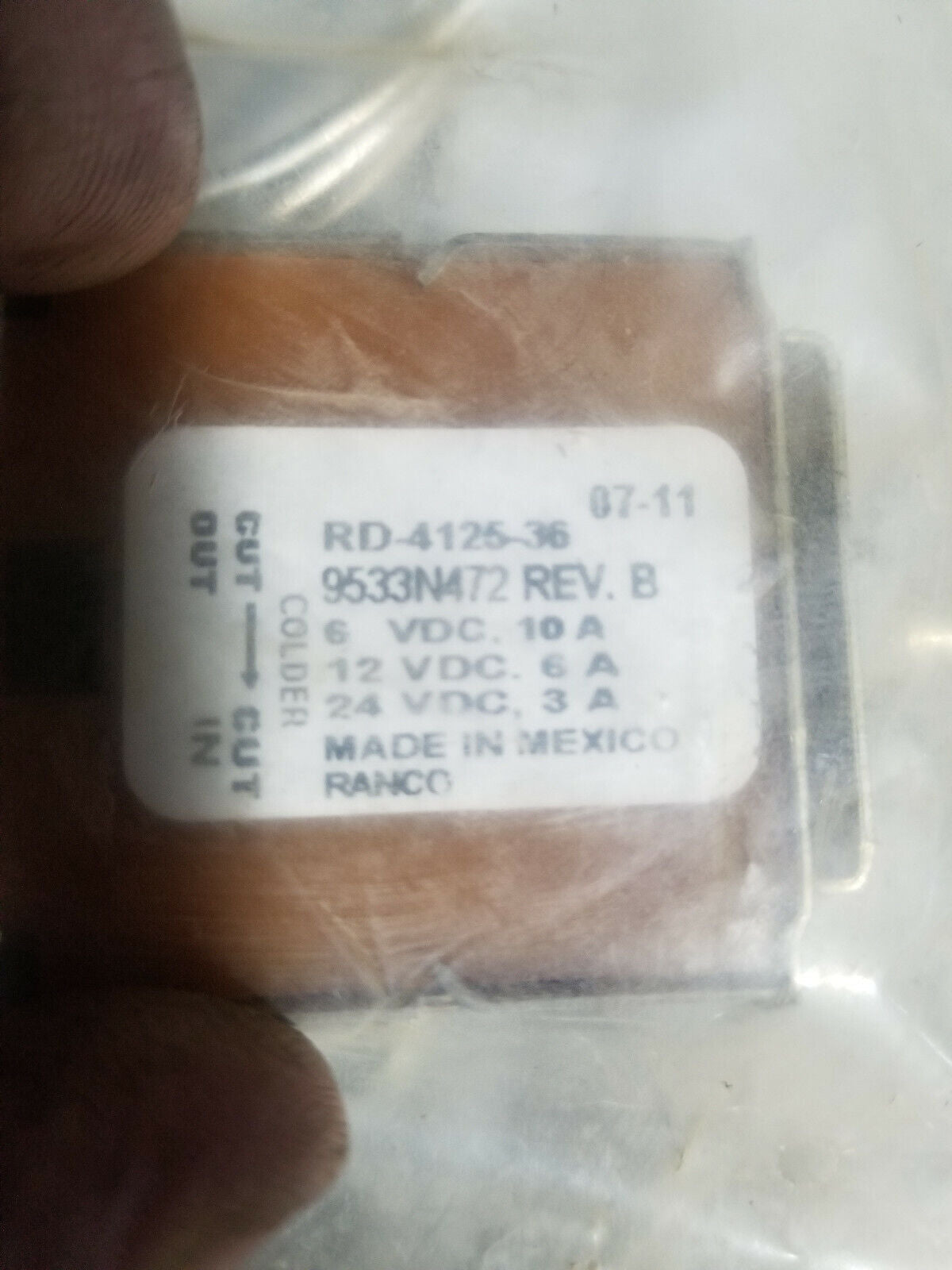 71r2250 RD-4125-36P RedDOT Thermostat