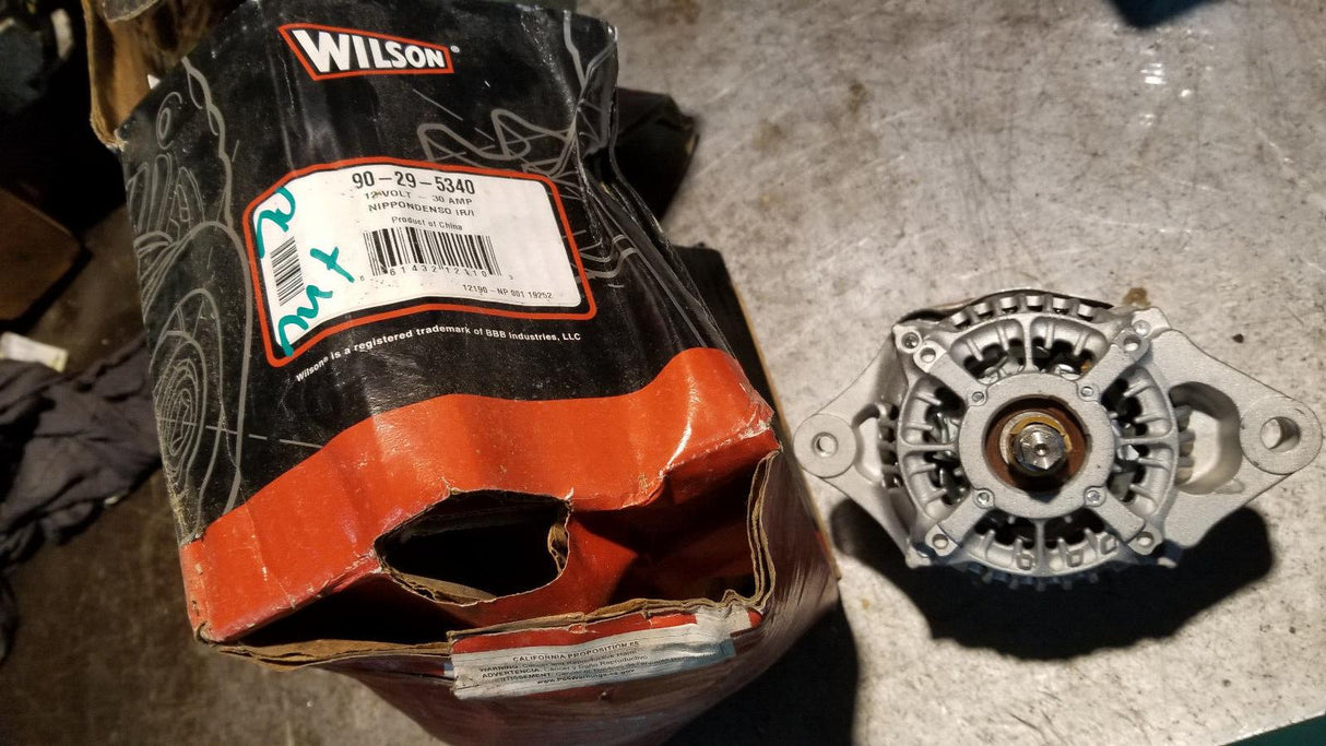 Wilson Hd Rotating Elect 90-29-5340 Alternator 12v, 30 Amp