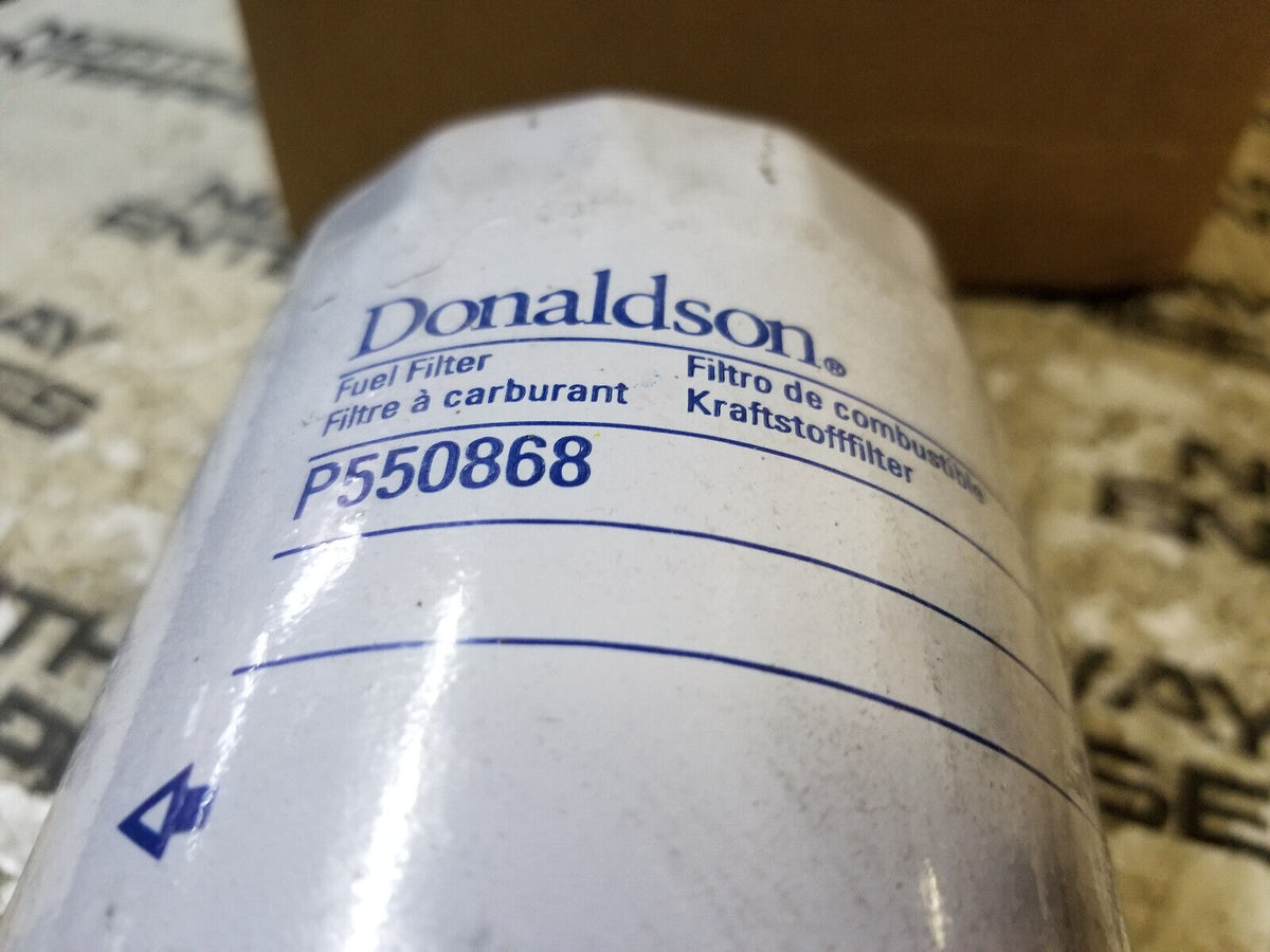 LOT OF 9 - P550868 DONALDSON FUEL FILTER SPIN -ON