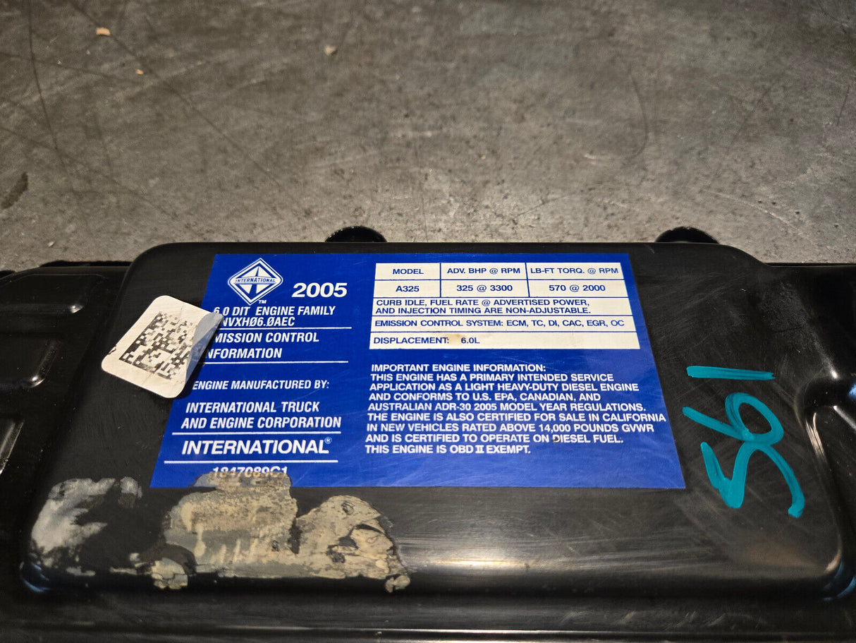 6.0L FORD POWERSTROKE VALVE COVER 1883070c1