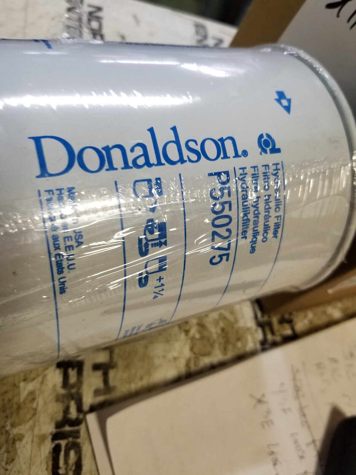 LOT OF 4PC - P550275 DONALDSON HYDRAULIC FILTER SPIN ON