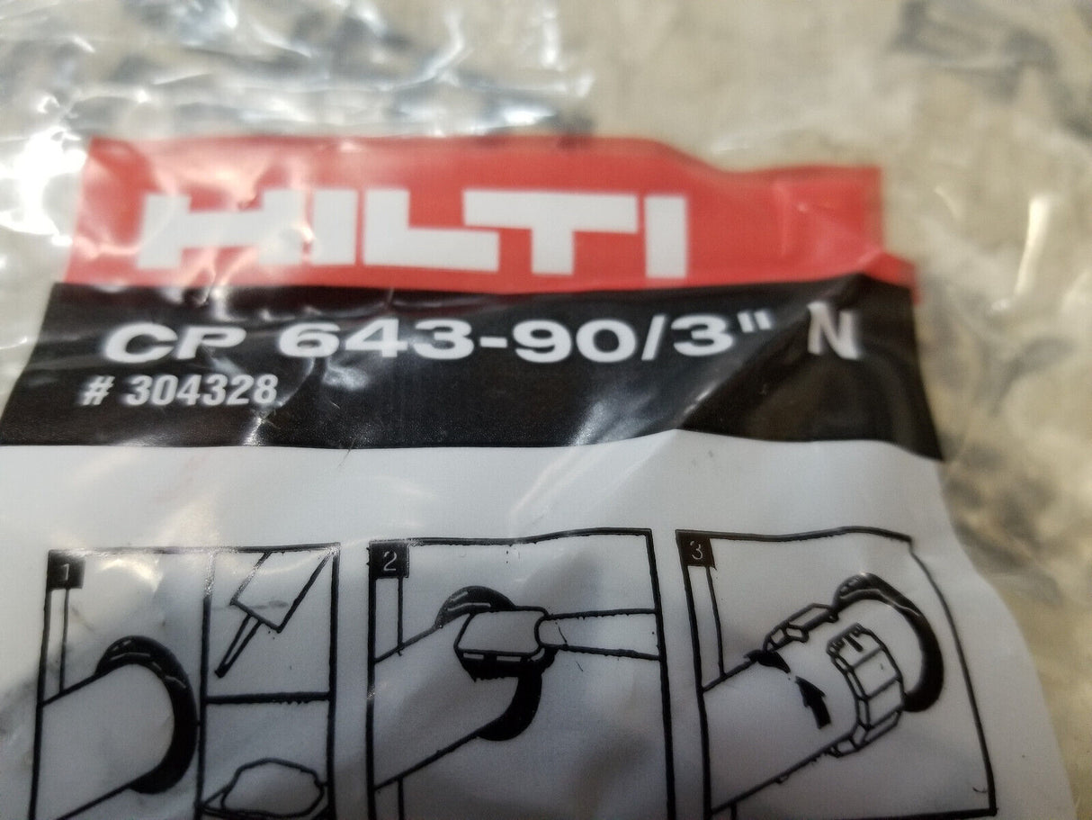 CP643-90/3" 304328 Hilti CP 643-90/3" N # 304328 Firestop Collar New