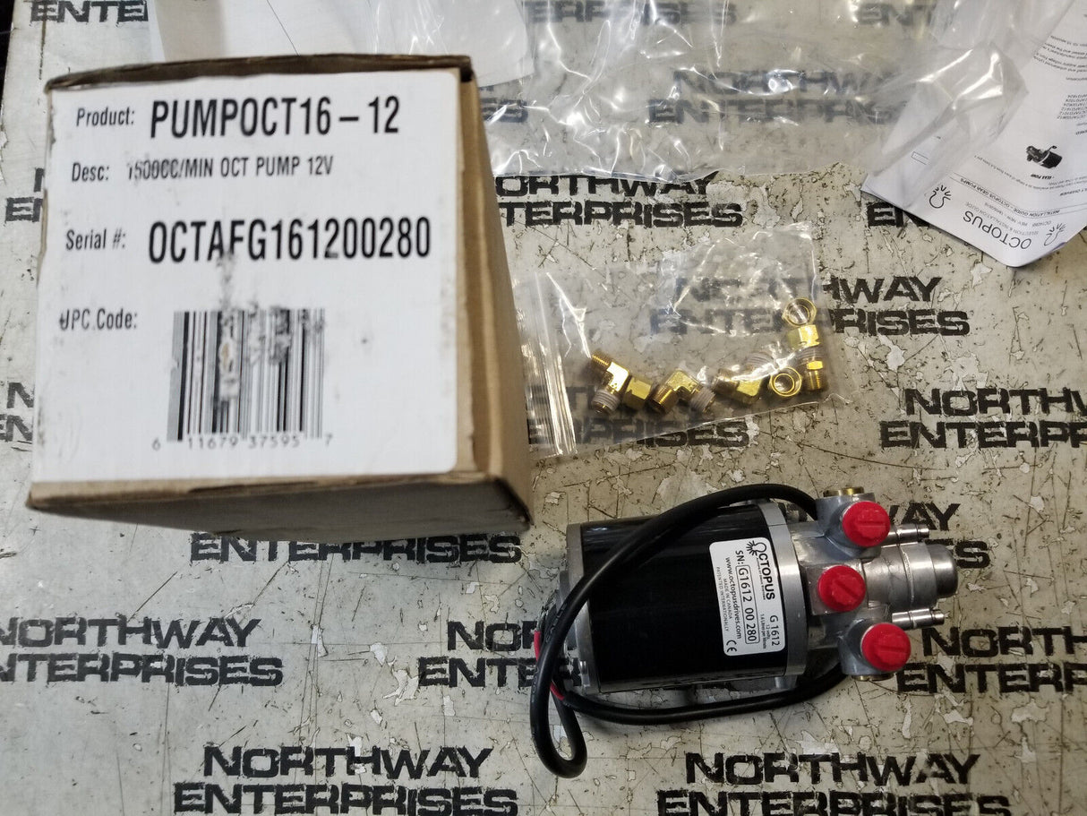 PUMPOCT16-12 Pump 12V - 1.6 Cubic Inches f/RAM Sizes 12-23