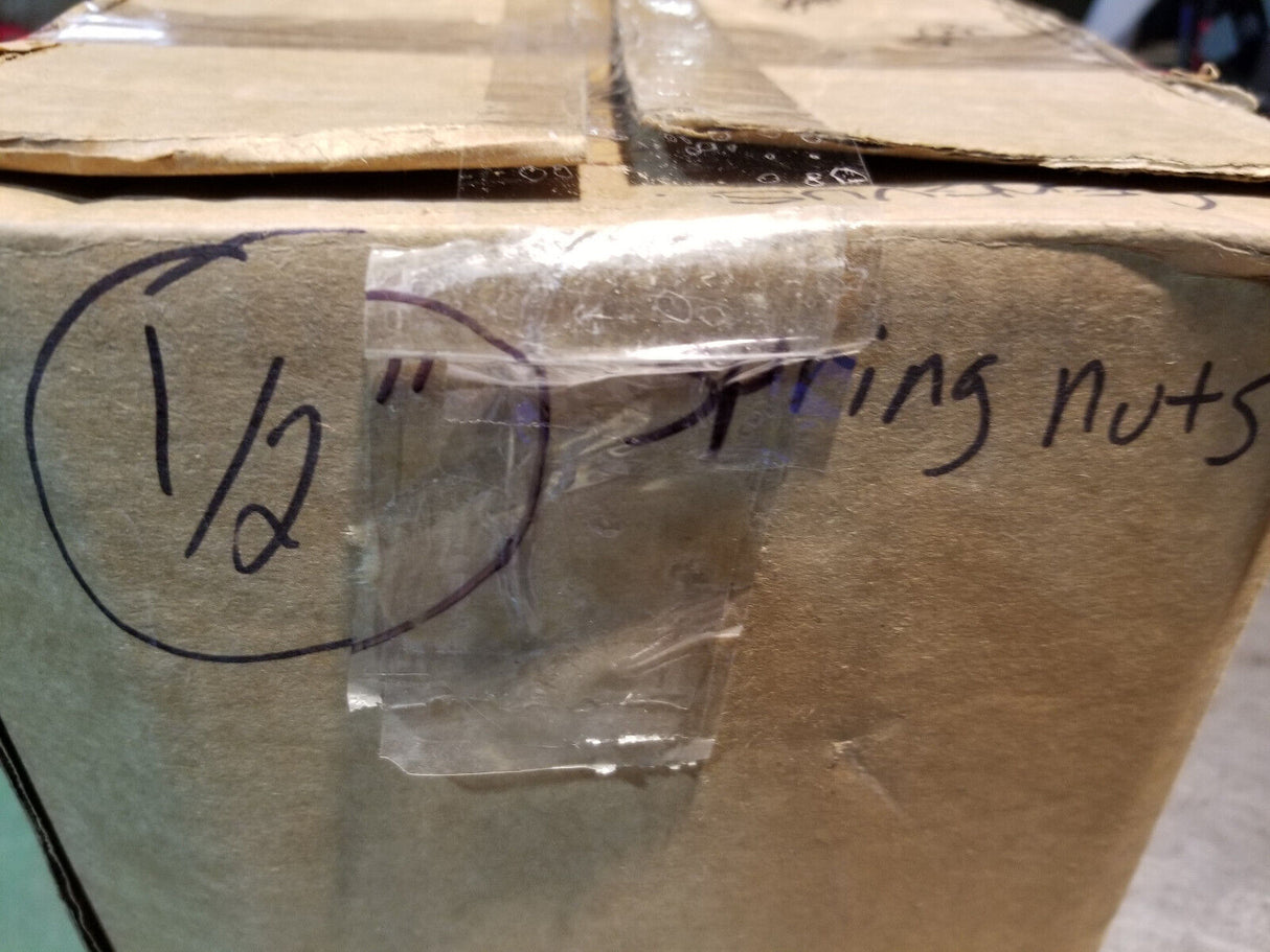 1 BOX OF 28LBS / ROUGHLY 200PC OF 1/2 in. Strut Channel Spring Nuts