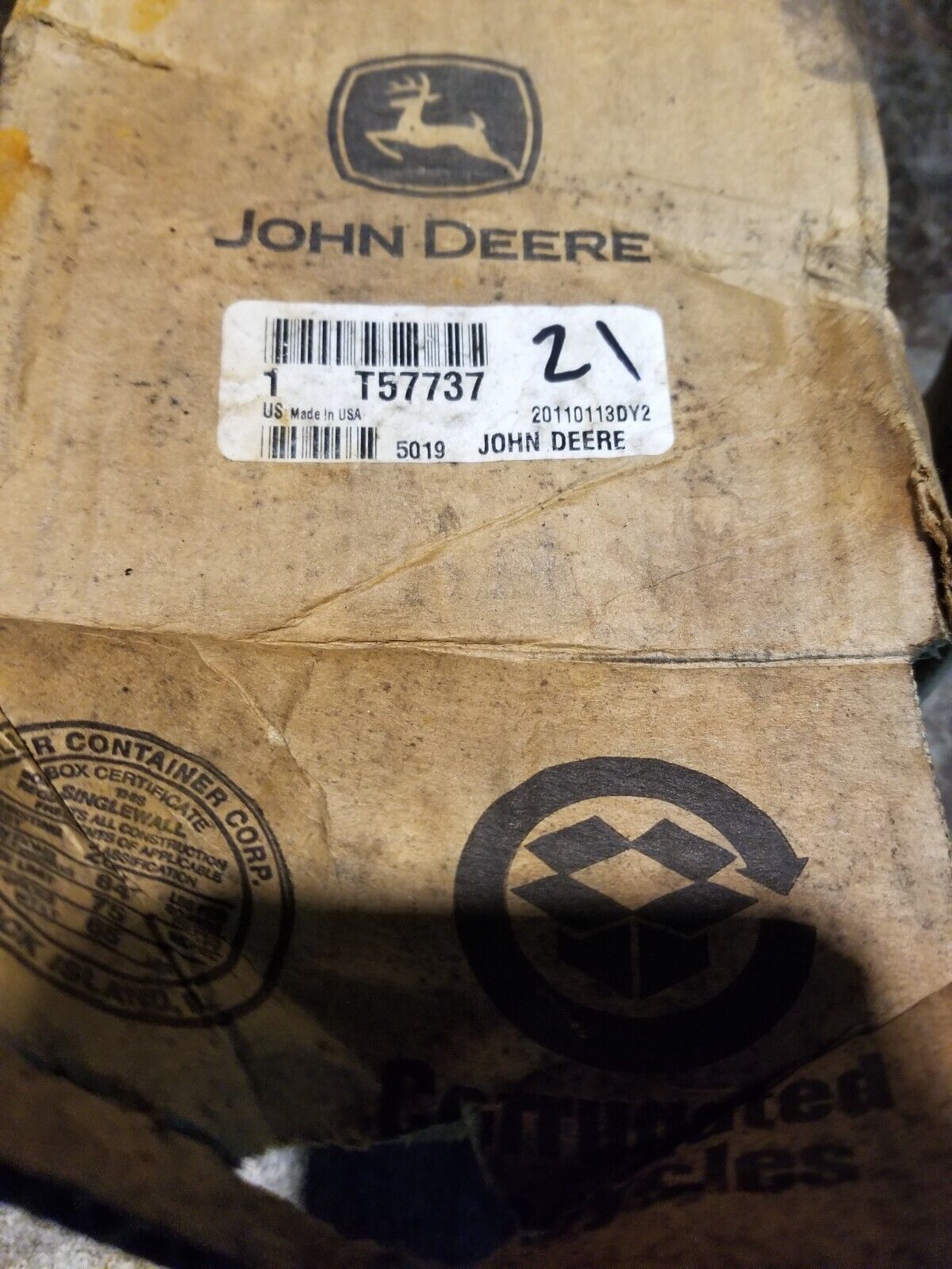 John Deere BUSHING T57737