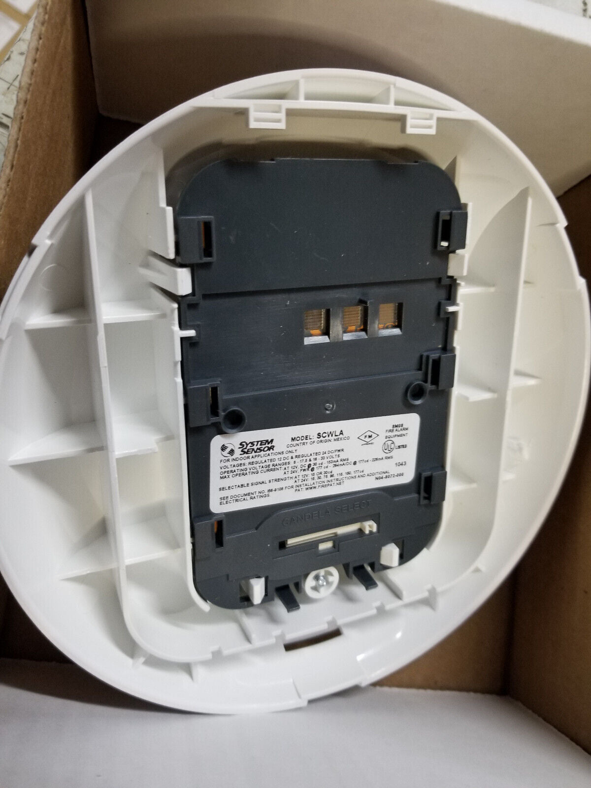 SYSTEM SENSOR SCWLA ALERT STROBE