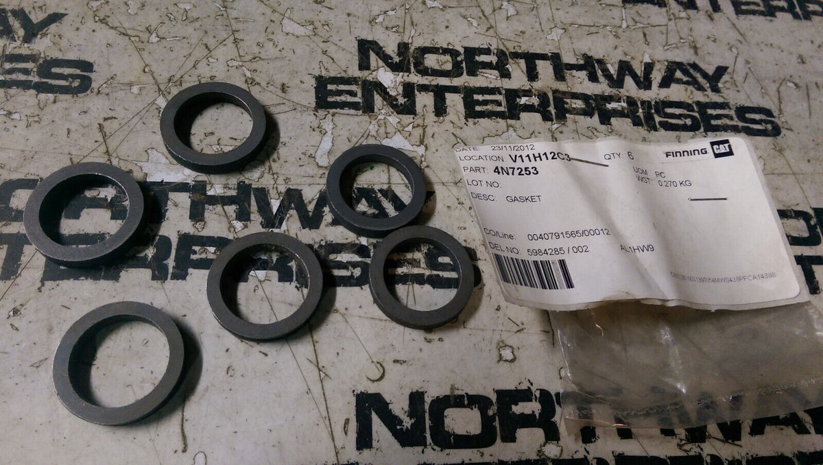 4n-7253 Pack of 6 Gaskets 4n7253