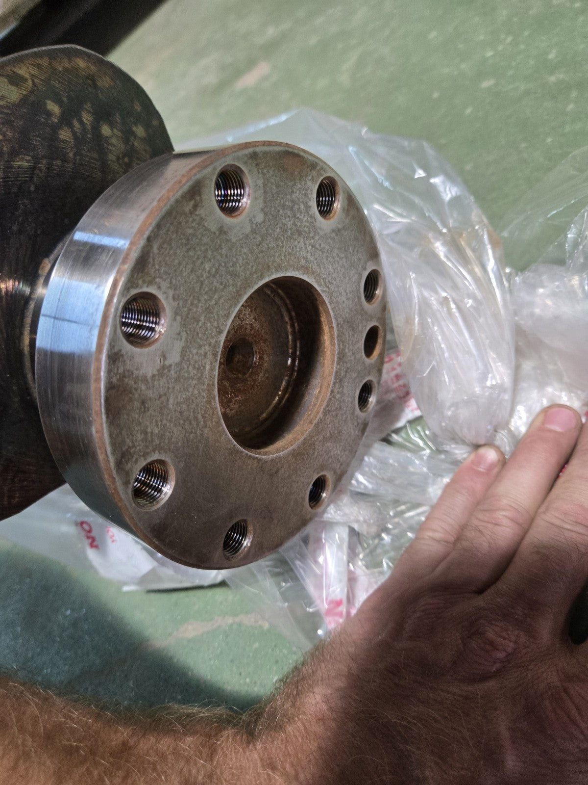 REMAN CUMMINS 6.7L CRANKSHAFT 4935613 4935689 POLISHED SONOFLUXED W GEAR