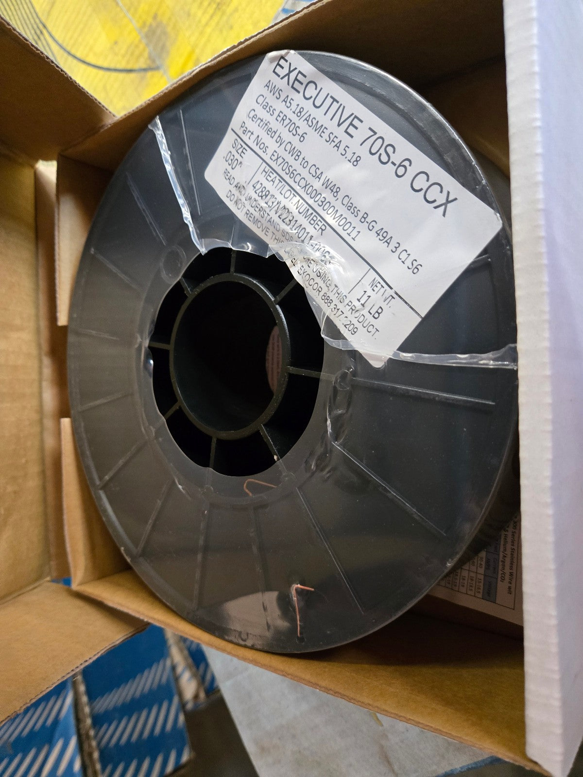 11LB ROLL EXECUTIVE 70S-6 CCX .030" EX70S6CCX000300M0011 WELDING WIRE
