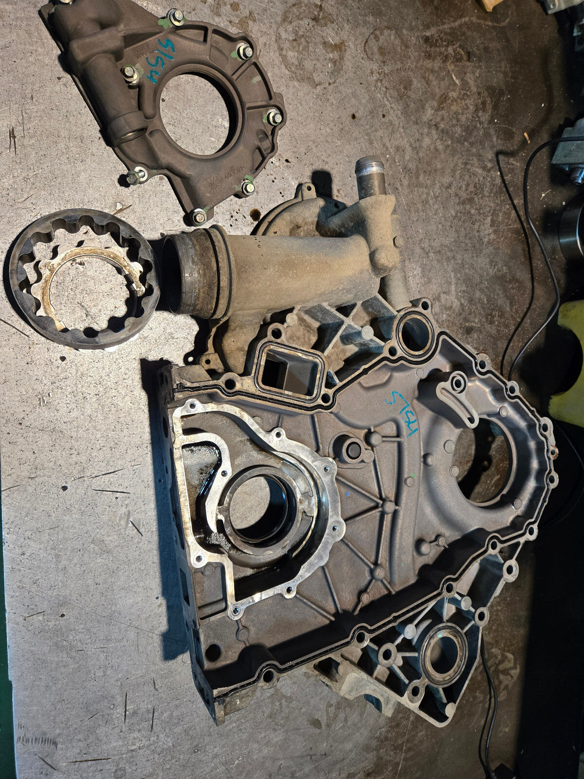 011 12 13 14 Ford 6.7 Powerstroke Diesel Front Timing Cover HC3Q-6059-AA REF5154