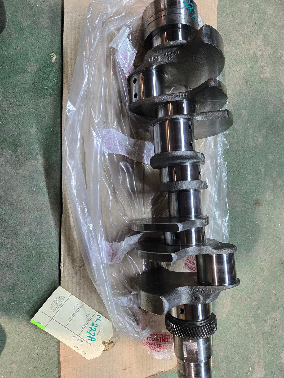 2011-2015 Ford 6.7 Powerstroke Crankshaft SONOFLUXED Polished mains .010 rod std