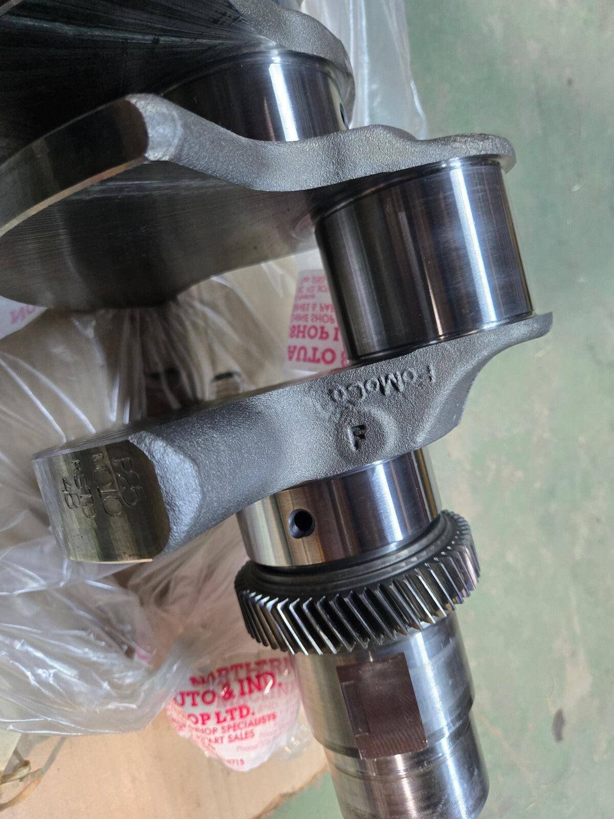 2011-2015 Ford 6.7 Powerstroke Crankshaft SONOFLUXED Polished mains .010 rod std