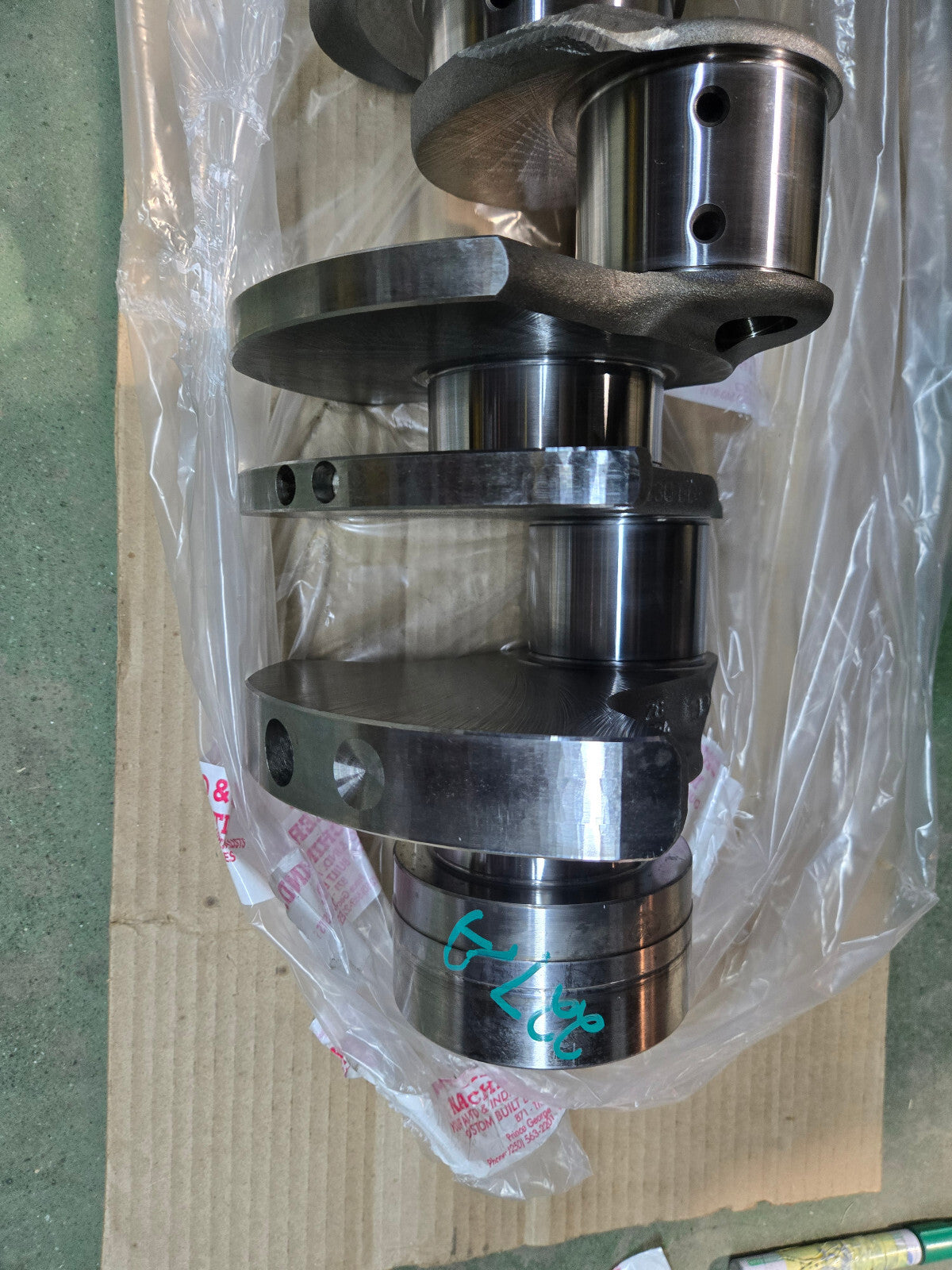 2011-2015 Ford 6.7 Powerstroke Crankshaft SONOFLUXED Polished mains .010 rod std