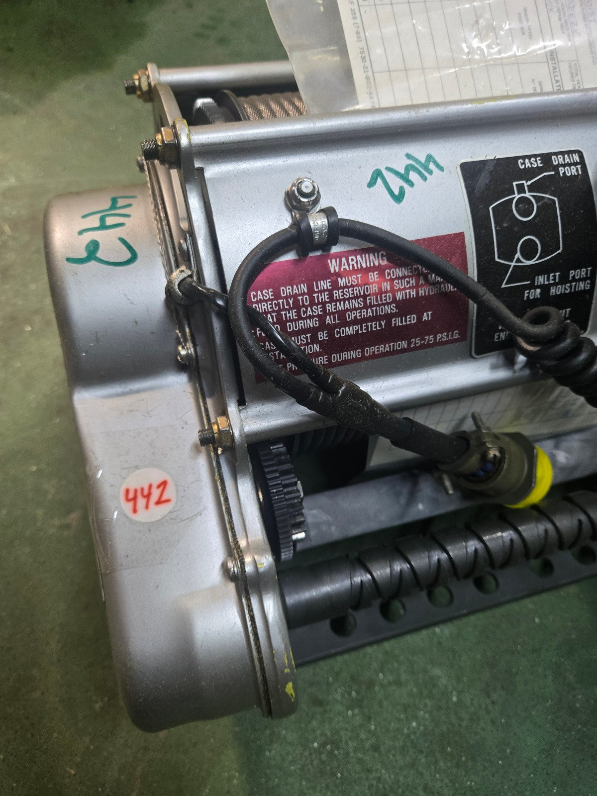 BREEZE CORPORATION RESCUE WINCH ASSEMBLY BL-10300-150 REF442