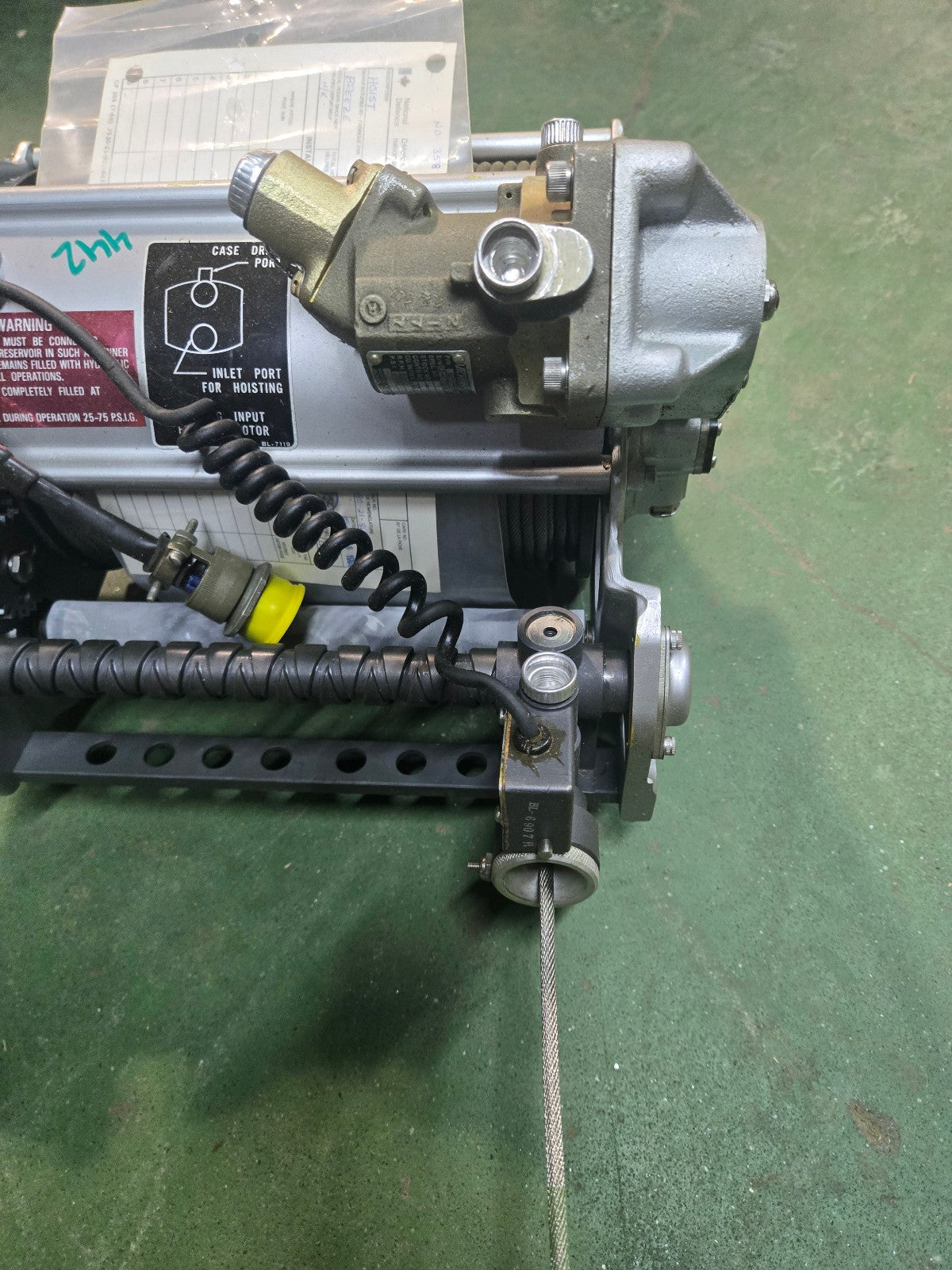 BREEZE CORPORATION RESCUE WINCH ASSEMBLY BL-10300-150 REF442