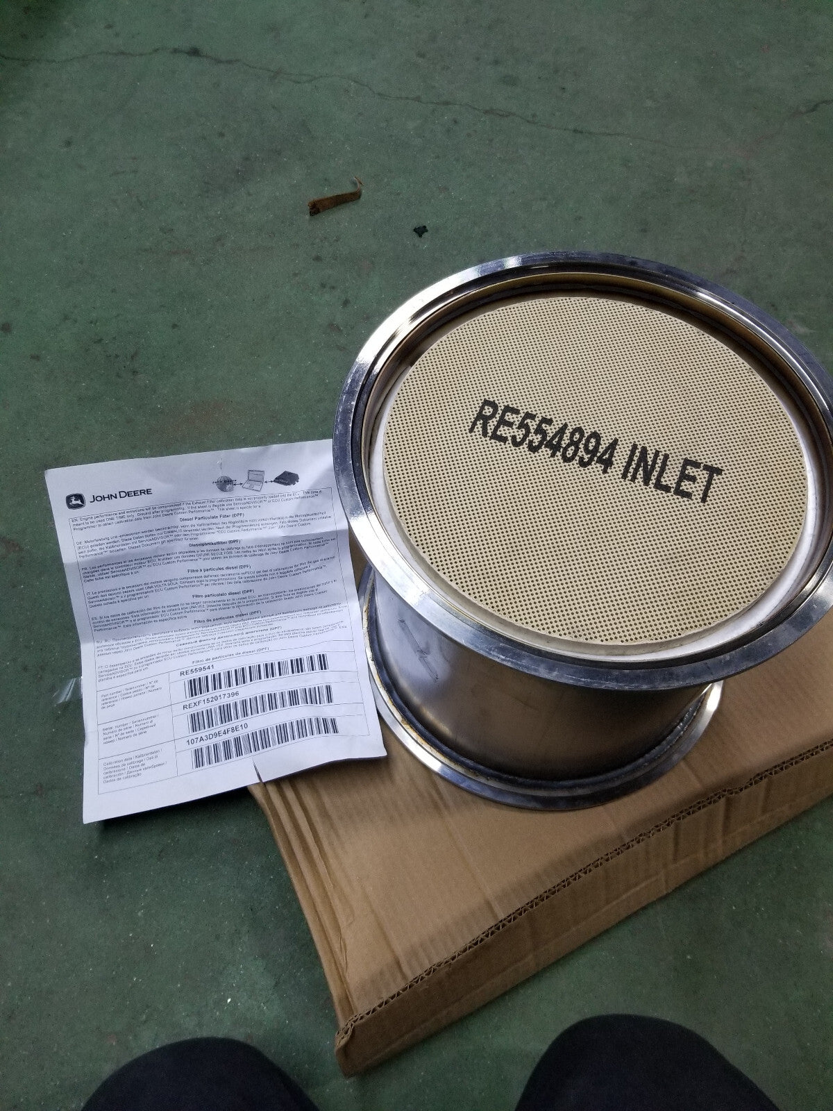 BRAND JOHN DEERE RE563694 DPF FILTER