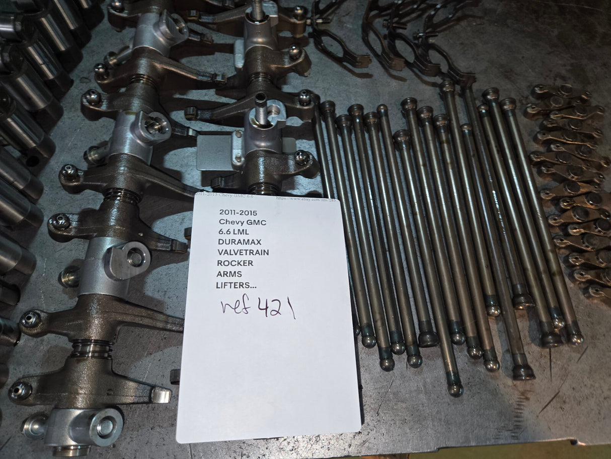2011-2015 Chevy GMC 6.6 LML DURAMAX VALVETRAIN ROCKER ARMS LIFTERS REF421