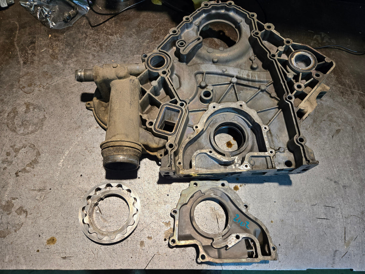 011 12 13 14 Ford 6.7 Powerstroke Diesel Front Timing Cover HC3Q-6059-AA REF2102