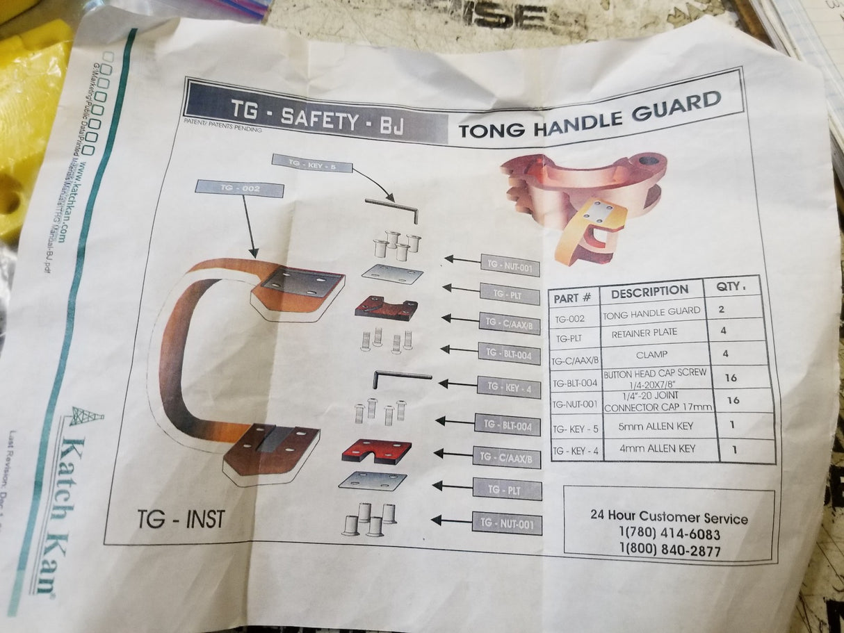 THG-BJ KATCH KAN TONG HANDLE PROTECTION KIT