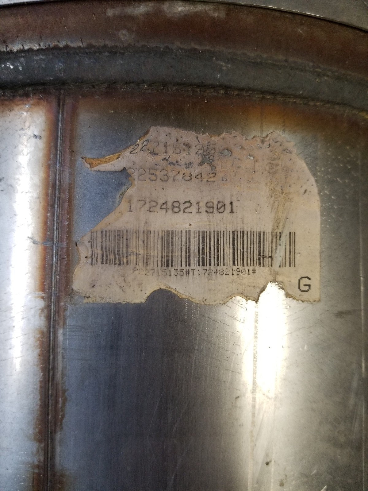 VOE22715135 EC300 VOLVO MUFFLER SILENCER DPF 22715135 22537842