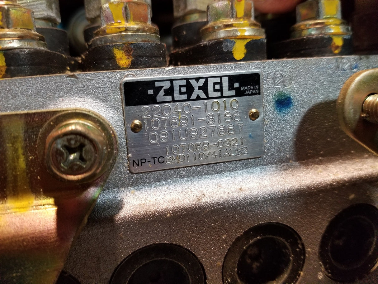 107691-3186 22040-1010 ZEXEL INJECTION PUMP