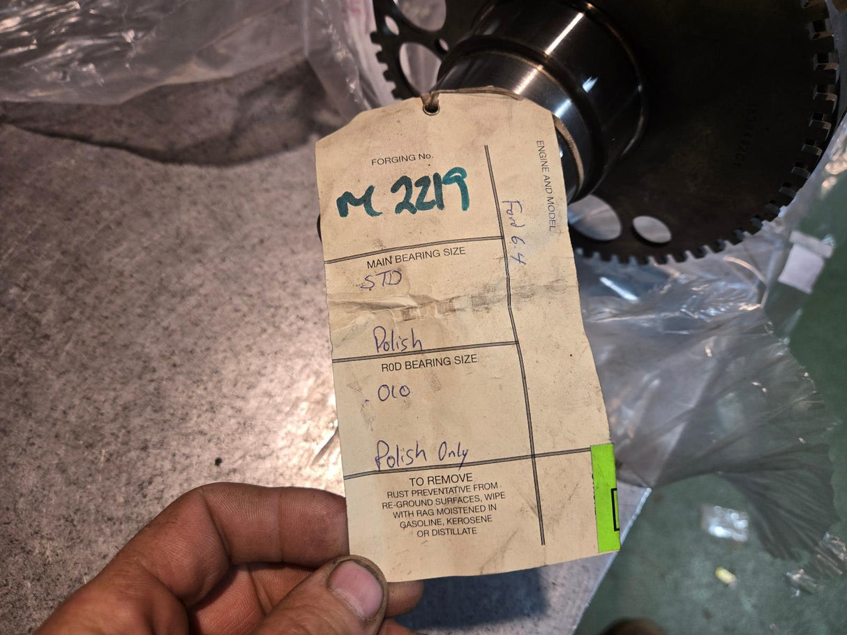 6.4L POWERSTROKE REMANUFACTURED MAINS STD RODS .010 CRANKSHAFT SONO/POLISHED