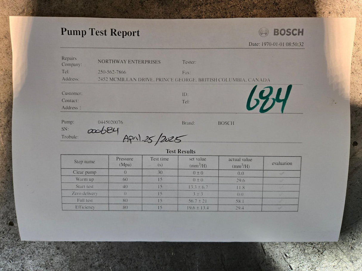 TESTED 0445020076 CP3 INJECTION PUMP 2007-18 Dodge Ram Cummins 6.7L