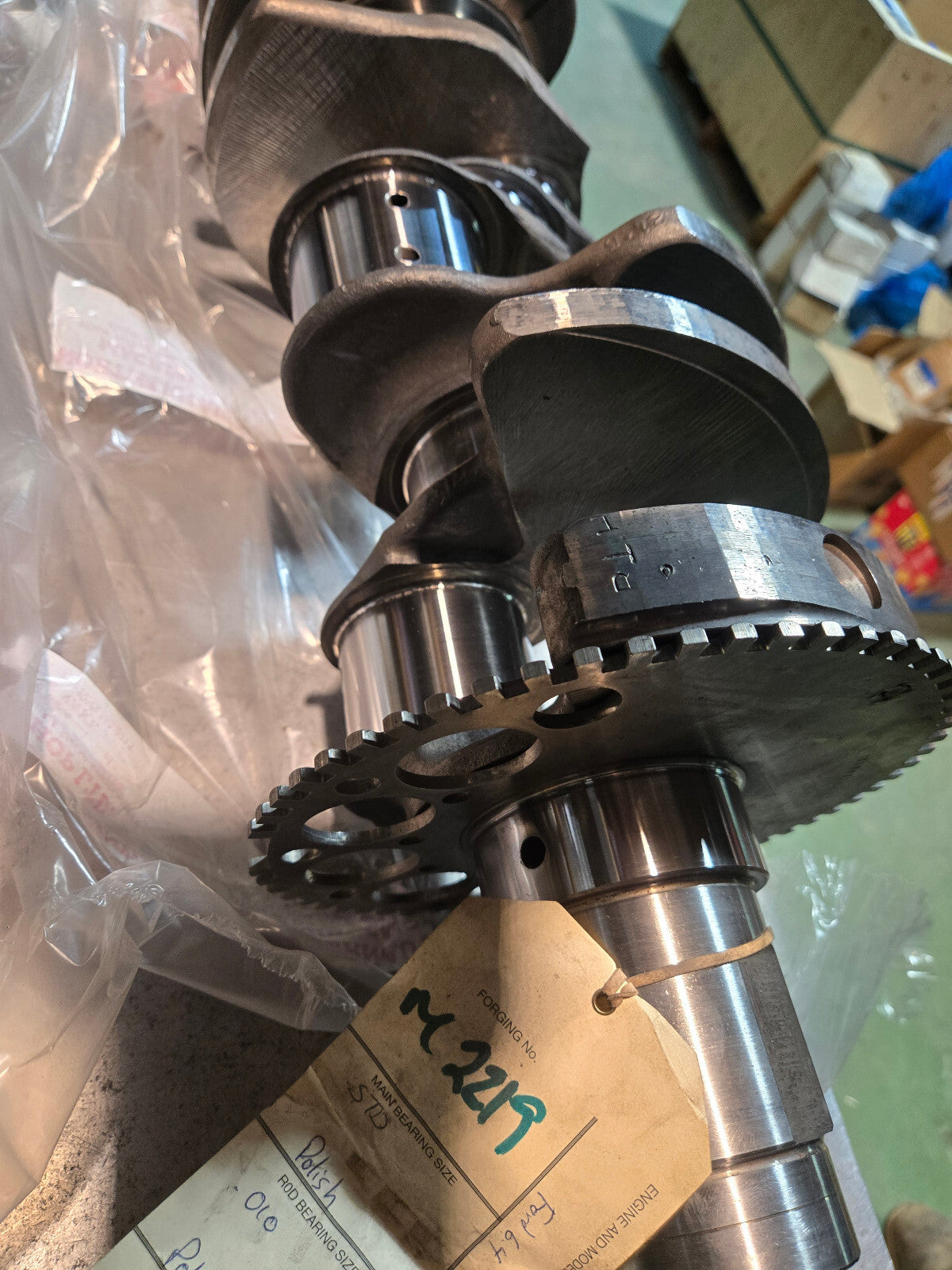 6.4L POWERSTROKE REMANUFACTURED MAINS STD RODS .010 CRANKSHAFT SONO/POLISHED