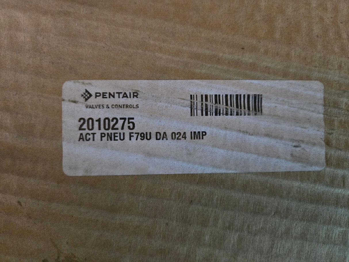 F79U024 PENTAIR KEYSTONE VALVE SN7314 PNEUMATIC ACTUATOR F79U-024