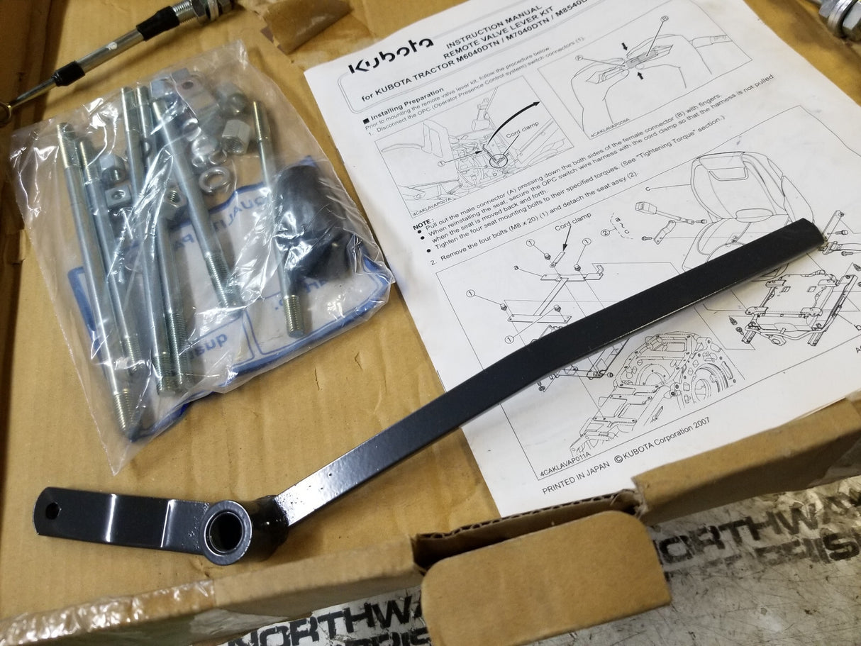 3C871-97101 KUBOTA M7663 3RD LEVER KIT 3C87197101