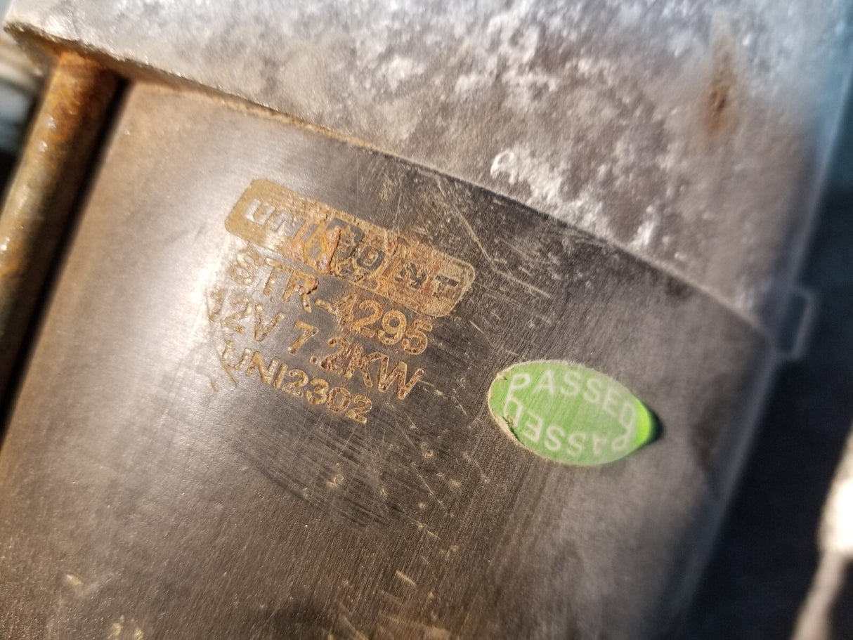 UNIPOINT STR-4295 Starter Motor 39MT, 12V (Replaces 8200433) REF.A64