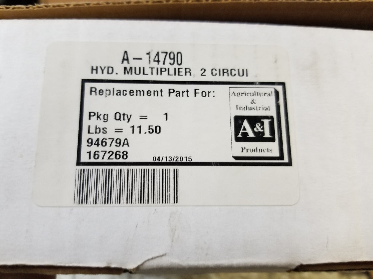 A-14790 Hyd. Multiplier, ADDON 2 Circuit w/ Switchbox / Couplers, 12VDC 302-854
