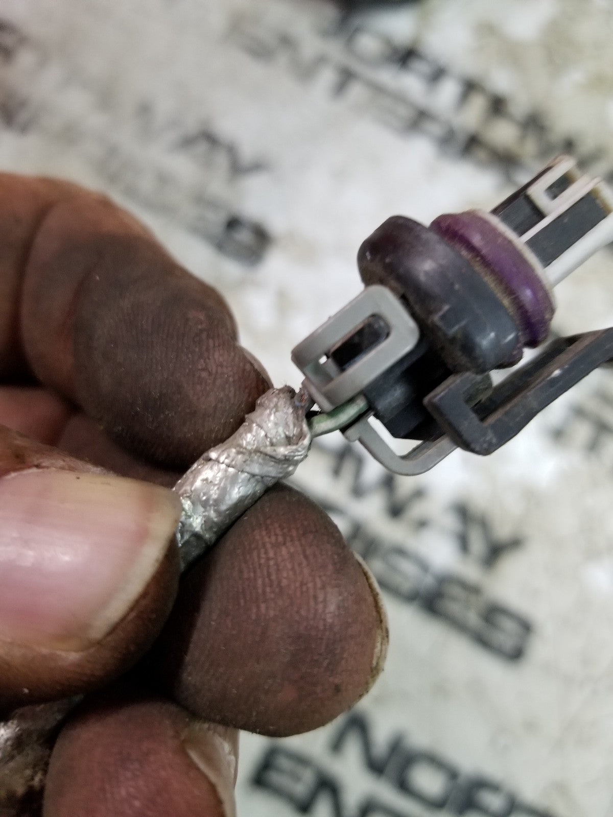 6.7L FORD POWERSTROKE ENGINE HARNESS PIGTAIL 2 SOCKET 2 WIRE