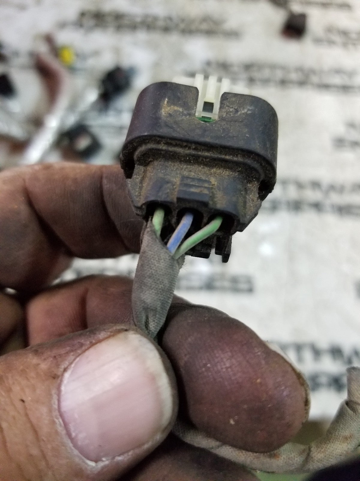 6.7L FORD POWERSTROKE ENGINE HARNESS PIGTAIL 3 SOCKET 3 WIRE