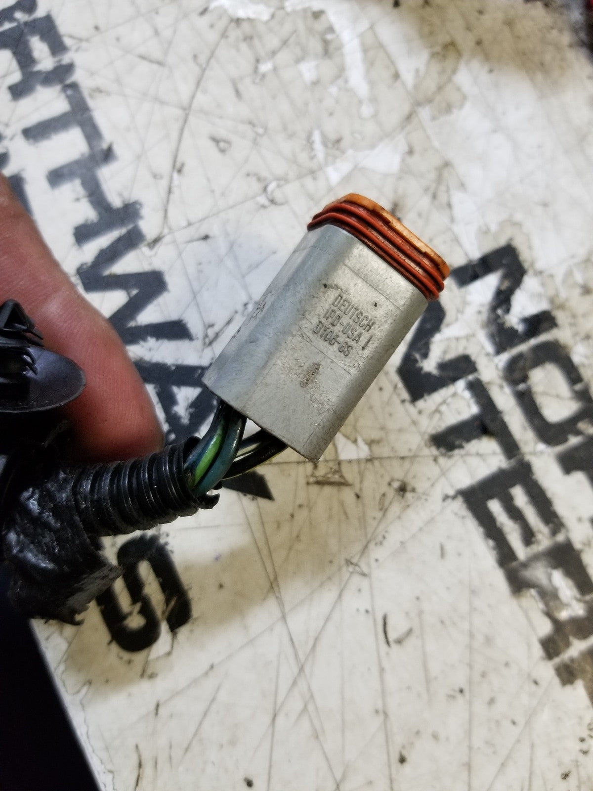 5.9L 1999-02 CUMMINS 24V VP44 ENGINE HARNESS PIGTAIL 6 SOCKET 6 WIRE