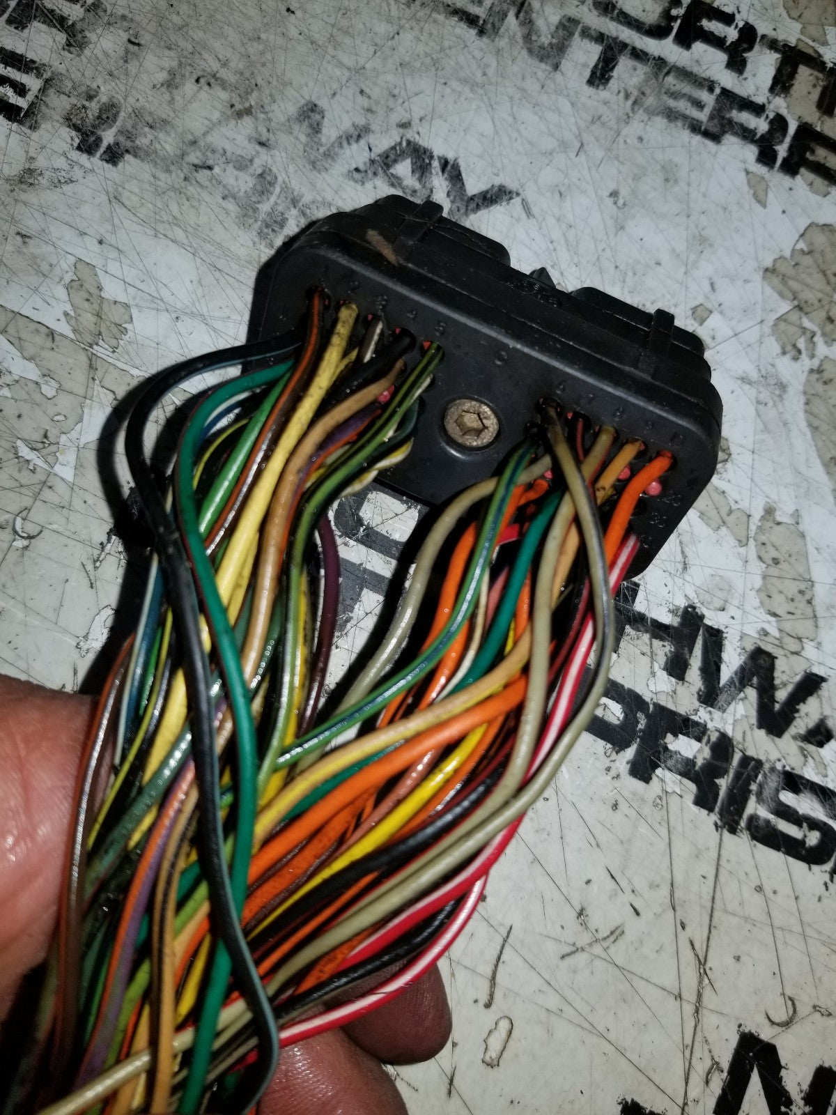 5.9L 1999-02 CUMMINS 24V VP44 ENGINE HARNESS PIGTAIL ECM PLUG