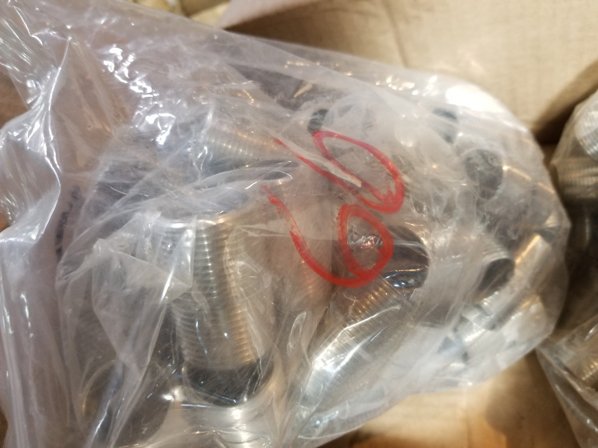 1 BAG OF 60PC - 1 X 2 STAINLESS 316L #1011839 SCH40 1" NPT