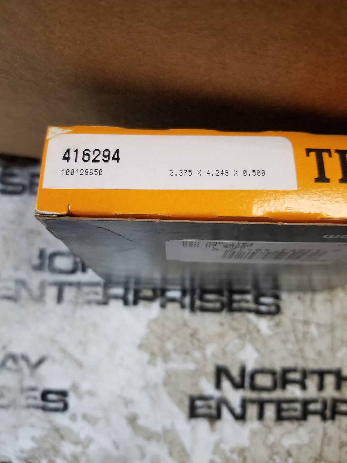 416294 TIMKEN 3.375 in Shaft Dia., 4.254 in OD, 0.500 in Overall Width