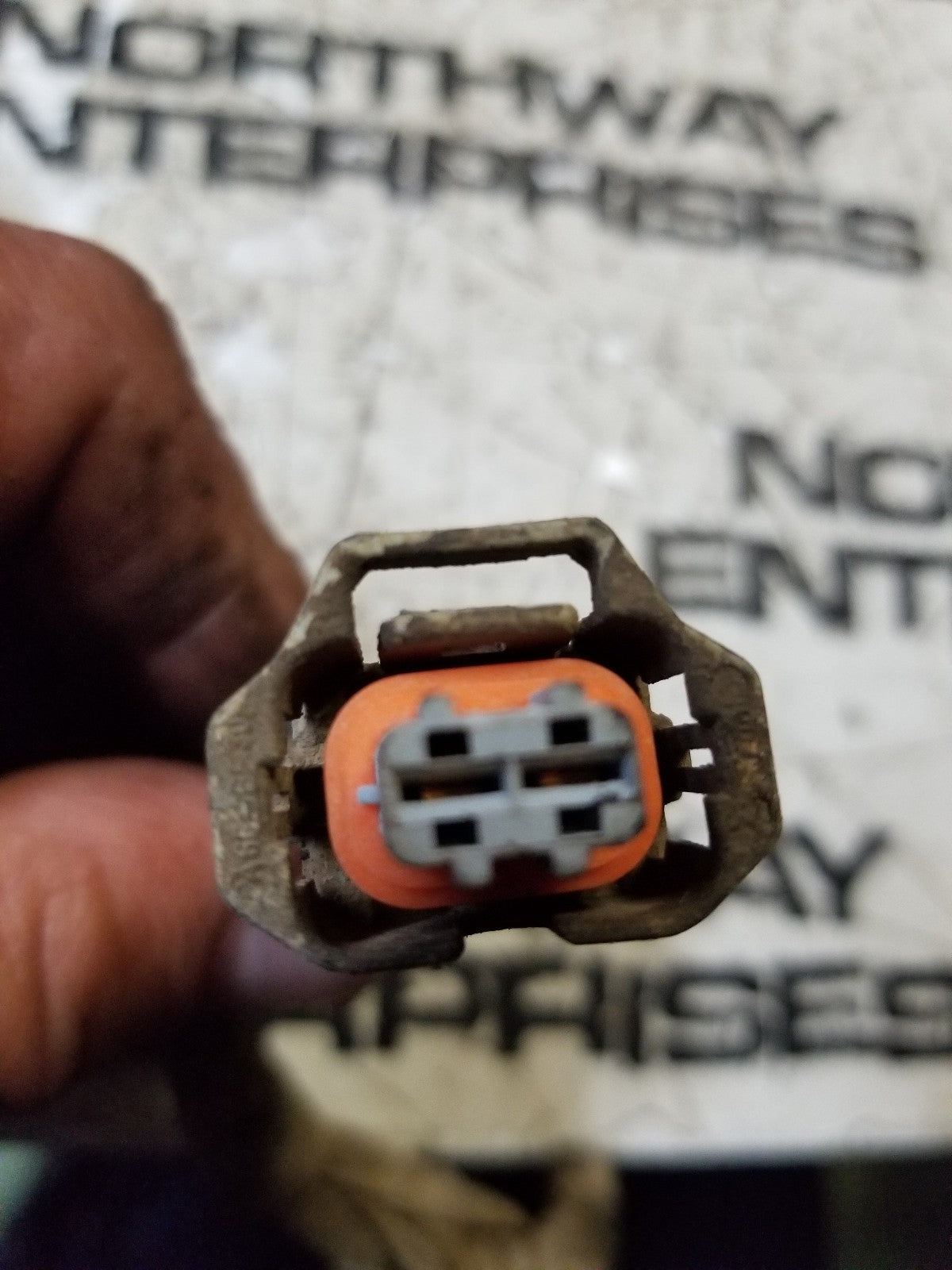 2 WIRE 6.0L POWERSTROKE ENGINE HARNESS PIGTAIL CONNECTOR grey