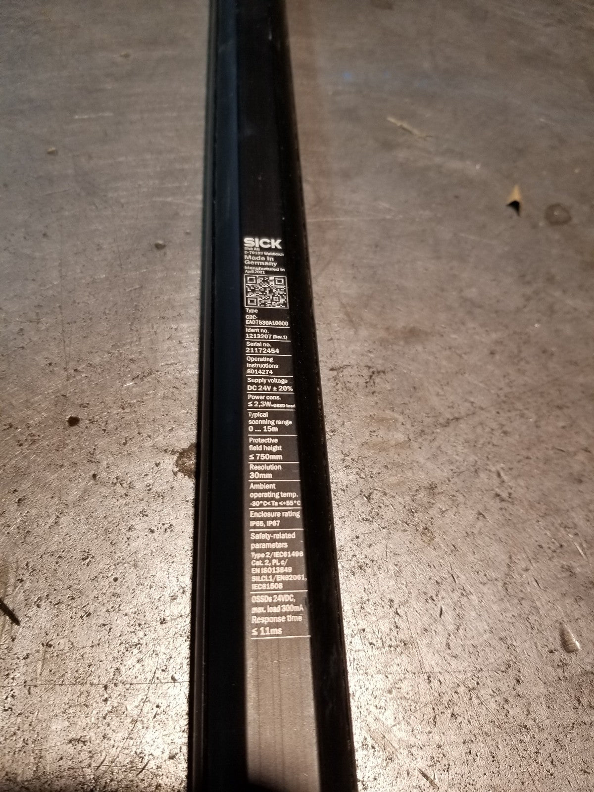 SICK C2C-EA07530A10000 Detec2 Core D-79183 Safety Light Curtain Barrier