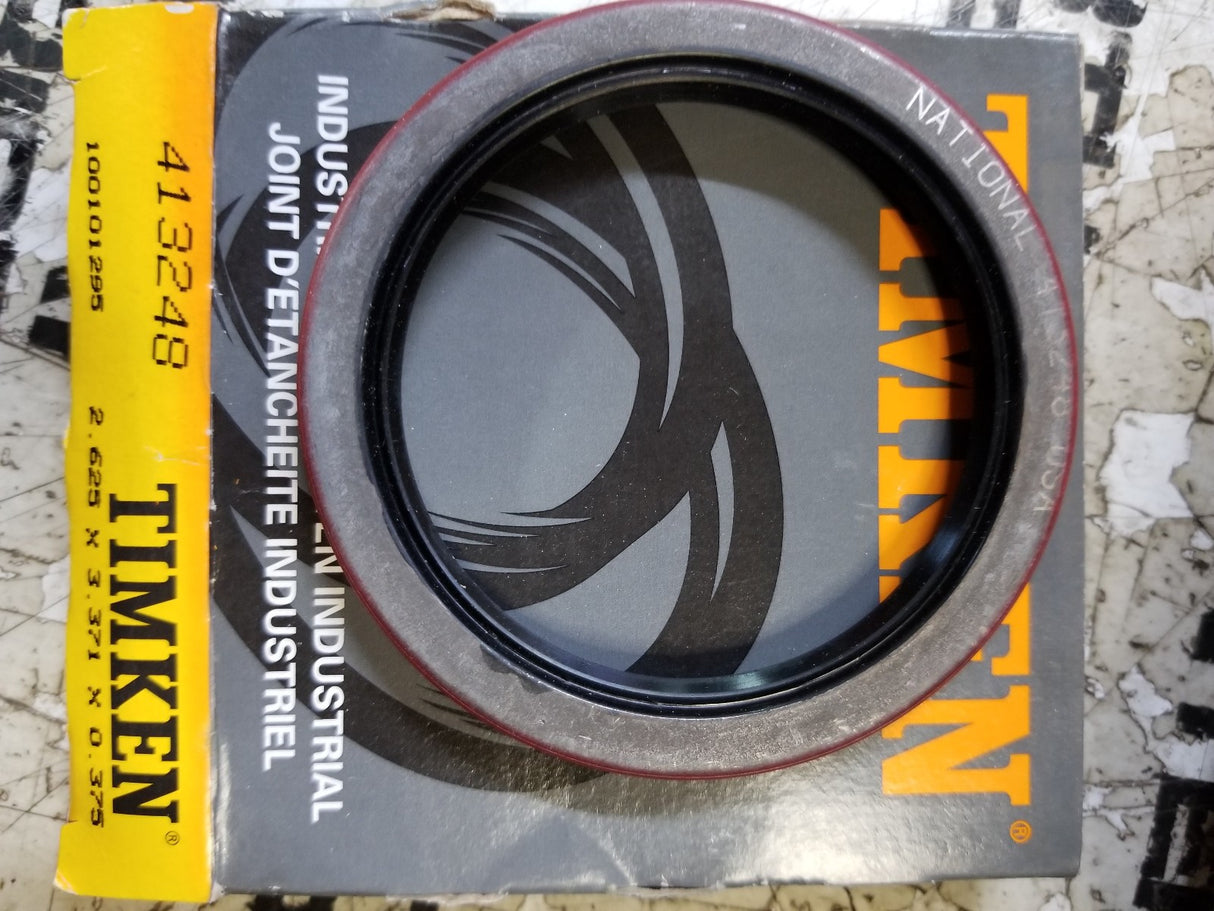 413248 TIMKEN SEAL 2.625 in Shaft Dia., 3.376 in OD, 0.375 in Overall Width
