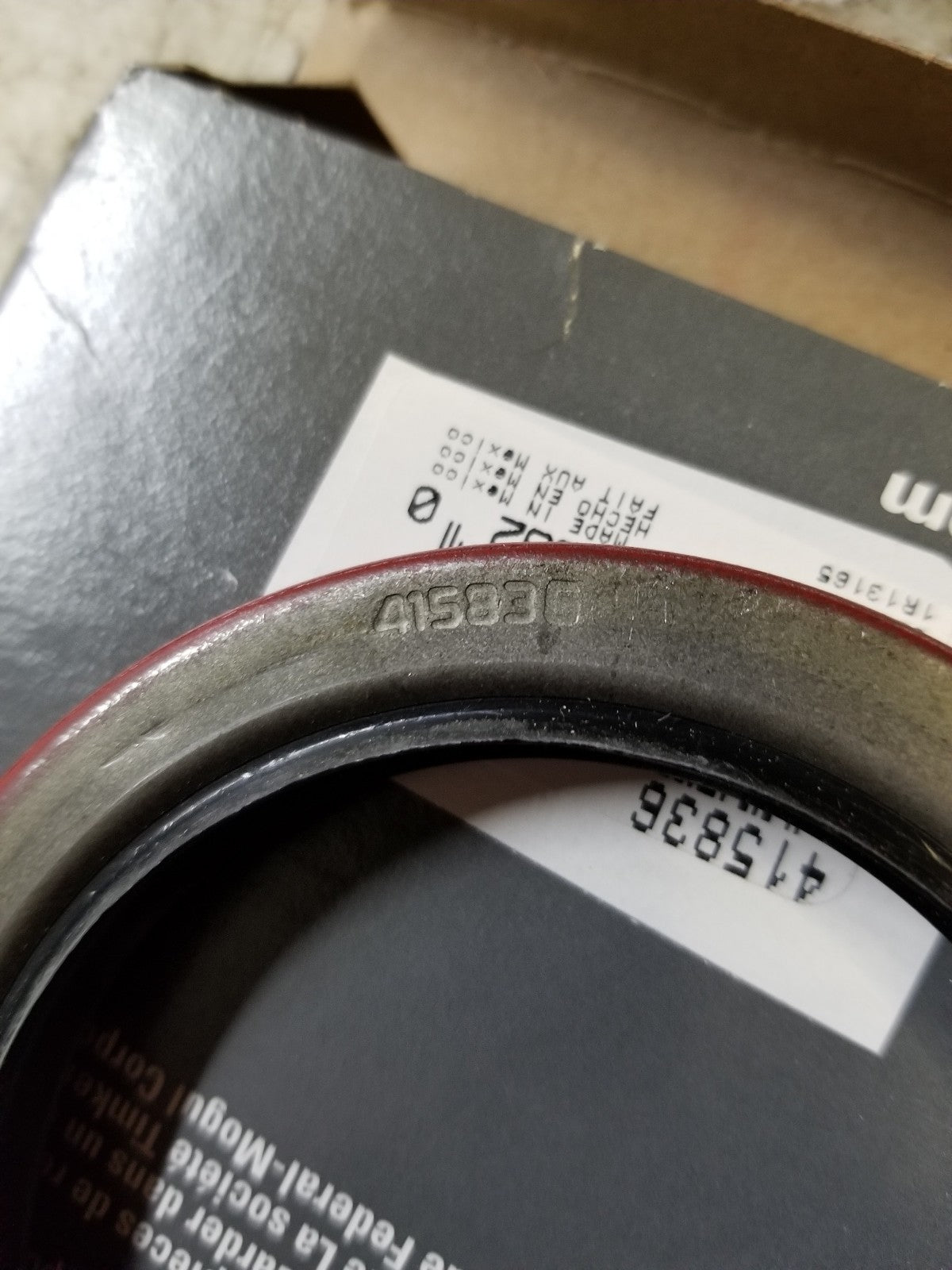 415836 TIMKEN SEAL 3.000 in Shaft Dia., 4.008 in OD, 0.437 in Overall Width