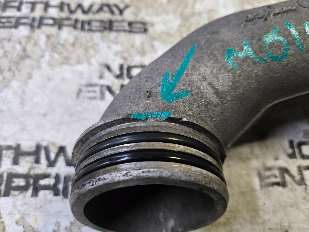 2004.5-2005 Chevy Silverado Sierra Duramax LLY Intake Elbow 897305297 broken tab