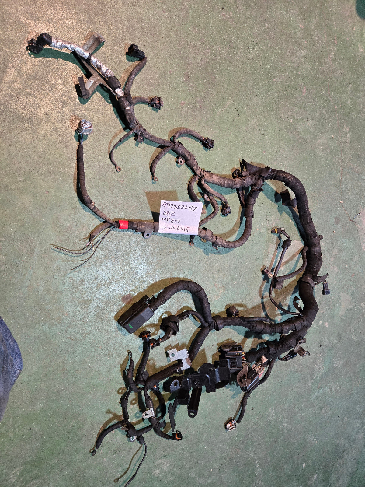 897352637 CHEV 06-07 LBZ 6.6L Duramax Engine Harness REF 817