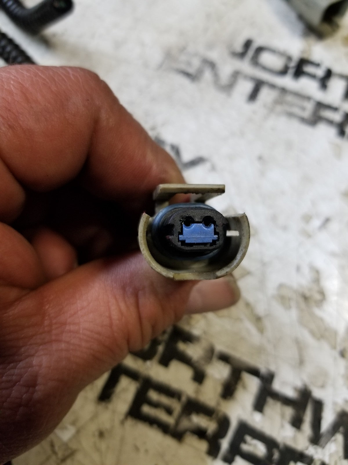 5.9L 1999-02 CUMMINS 24V VP44 ENGINE HARNESS PIGTAIL 2 SOCKET 2 WIRE